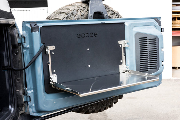 Ford Bronco 2021-Present 6th Gen. - Tailgate Table - Premium Goose Gear Accessories by Xtreme Canopies