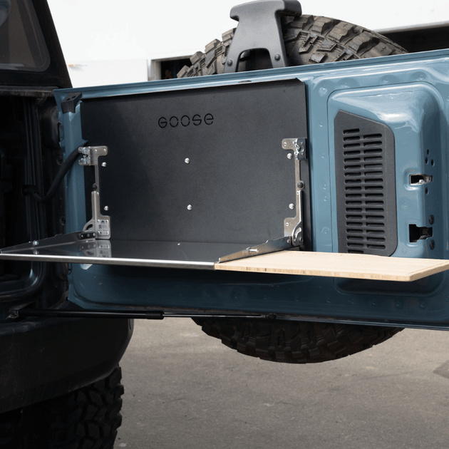Ford Bronco 2021-Present 6th Gen. - Tailgate Table - Premium Goose Gear Accessories by Xtreme Canopies