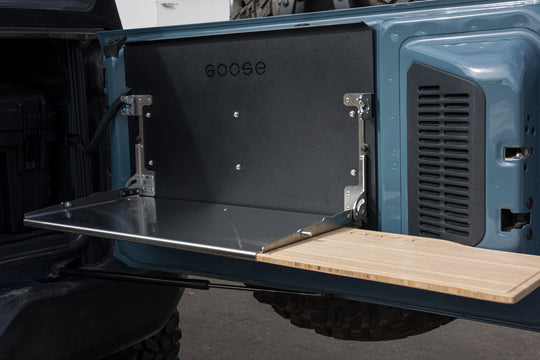 Ford Bronco 2021-Present 6th Gen. - Tailgate Table - Premium Goose Gear Accessories by Xtreme Canopies