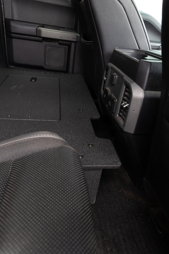 Ford F150 2015-Present 13th & 14th Gen. SuperCab - Second Row Seat Delete Plate System - Premium Seat Delete Plate System by Xtreme Canopies