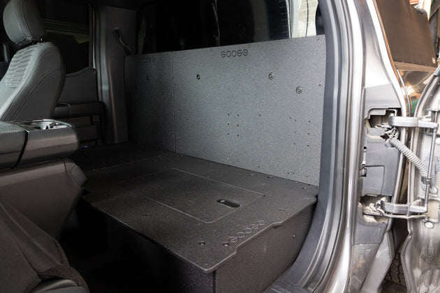 Ford F150 2015-Present 13th & 14th Gen. SuperCab - Second Row Seat Delete Plate System - Premium Seat Delete Plate System by Xtreme Canopies