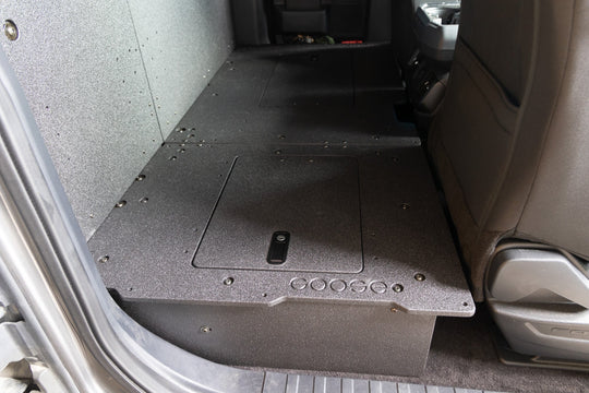 Ford F150 2015-Present 13th & 14th Gen. SuperCab - Second Row Seat Delete Plate System - Premium Seat Delete Plate System by Xtreme Canopies