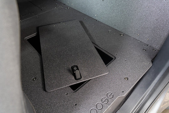 Ford F150 2015-Present 13th & 14th Gen. SuperCab - Second Row Seat Delete Plate System - Premium Seat Delete Plate System by Xtreme Canopies