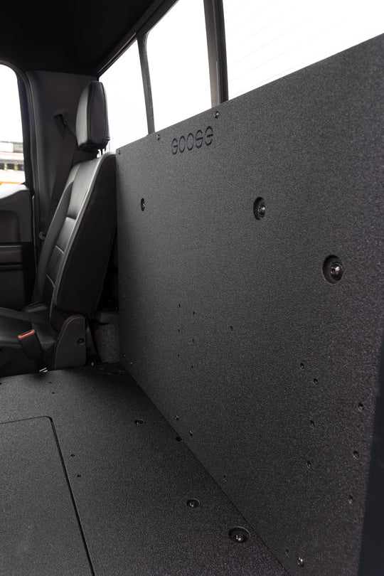 Ford F150 2015-Present 13th & 14th Gen. SuperCab - Second Row Seat Delete Plate System - Premium Seat Delete Plate System by Xtreme Canopies