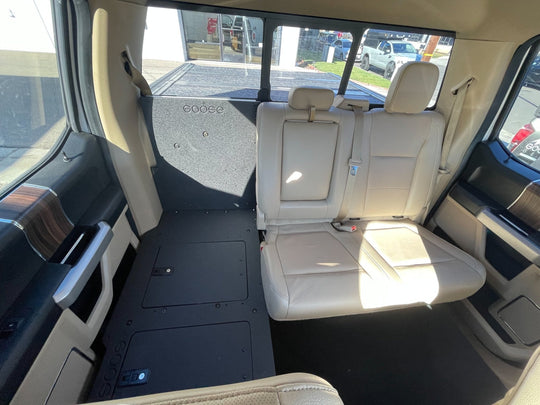 Ford F150 2015-Present 13th & 14th Gen. SuperCrew - Second Row Seat Delete Plate System - Premium Seat Delete Plate System by Xtreme Canopies