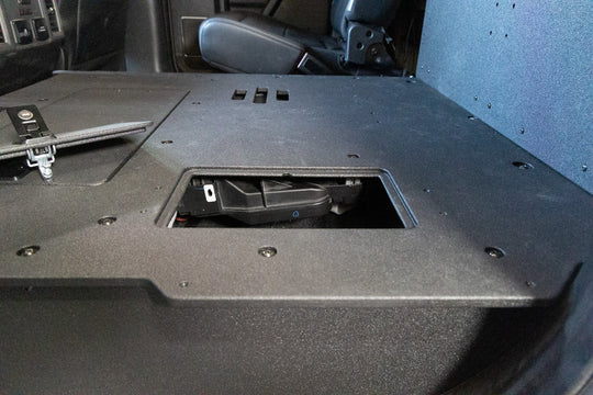Ford F150 2015-Present 13th & 14th Gen. SuperCrew - Second Row Seat Delete Plate System - Premium Seat Delete Plate System by Xtreme Canopies