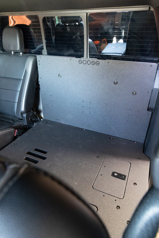 Ford F150 2015-Present 13th & 14th Gen. SuperCrew - Second Row Seat Delete Plate System - Premium Seat Delete Plate System by Xtreme Canopies