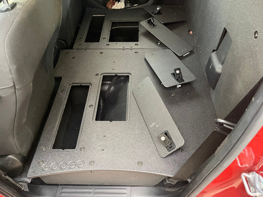 Ford Ranger 2019-2023 4th Gen. Super Crew - 100% Second Row Seat Delete Plate System - Premium Seat Delete Plate System by Xtreme Canopies