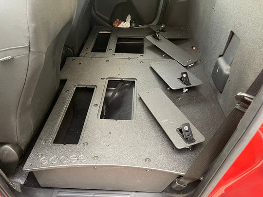 Ford Ranger 2019-2023 4th Gen. Super Crew - 100% Second Row Seat Delete Plate System - Premium Seat Delete Plate System by Xtreme Canopies