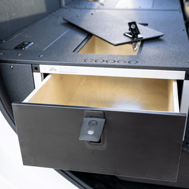 Ford Ranger 2019-2023 4th Gen. Super Crew - Second Row Single Drawer Module - Premium Drawers by Xtreme Canopies
