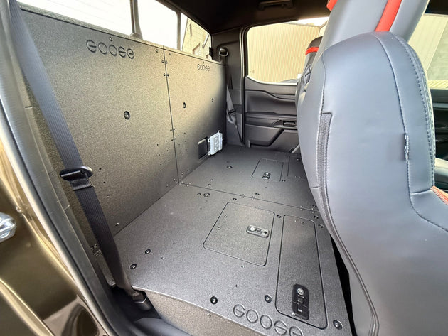 Ford - Ranger - 2024-Present - Raptor - 1st Gen - T6.2 Platform - Explore Series - Second Row Seat Delete - 100% - Premium Truck Accessory by Xtreme Canopies