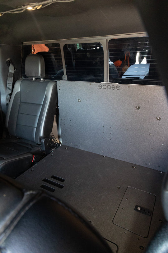 Ford Super Duty F250-F550 2017-Present 4th & 5th Gen. Crew Cab - Second Row Seat Delete Plate System - Premium Seat Delete Plate System by Xtreme Canopies