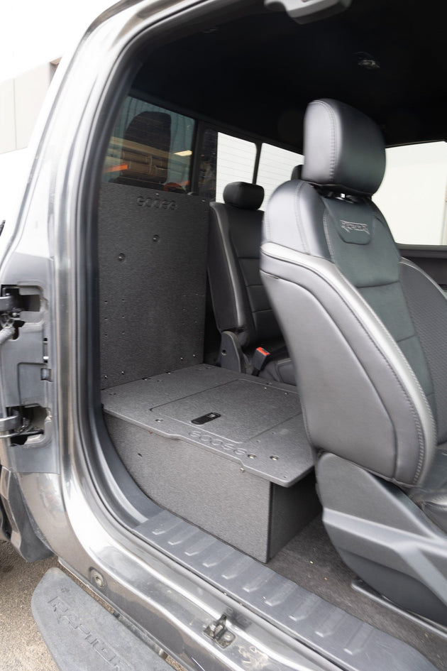 Ford Super Duty F250-F550 2017-Present 4th & 5th Gen. Super Cab - Second Row Seat Delete Plate System - Premium Seat Delete Plate System by Xtreme Canopies