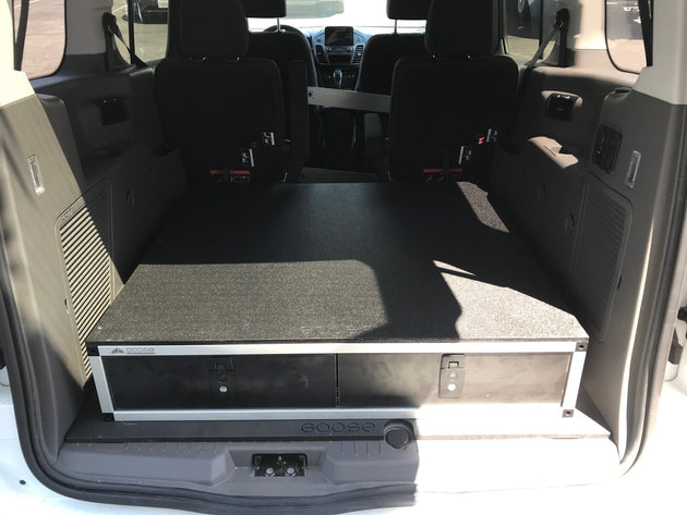 Ford Transit Connect 2014-2023 2nd Gen. - Side x Side Drawer Module - 43 3/8" Wide x 8" High x 40" Depth - Premium Drawers by Xtreme Canopies