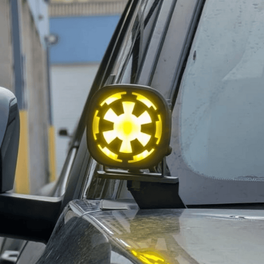 Custom Light-Up (DRL) Covers for Baja Designs XL Sport / Pro / XL80 Pods - Premium Truck Accessory by Xtreme Canopies