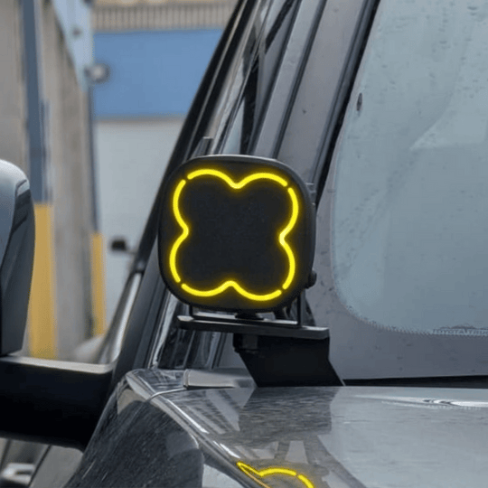 Custom Light-Up (DRL) Covers for Baja Designs XL Sport / Pro / XL80 Pods - Premium Truck Accessory by Xtreme Canopies
