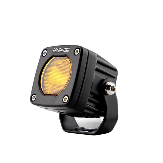 GP5 Single LED Pod Light Amber + Free Clear Lens - Premium Truck Accessory by Xtreme Canopies