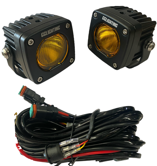 GP5 Offroad LED Pod Bundle With Free Wiring Harness - Premium Truck Accessory by Xtreme Canopies