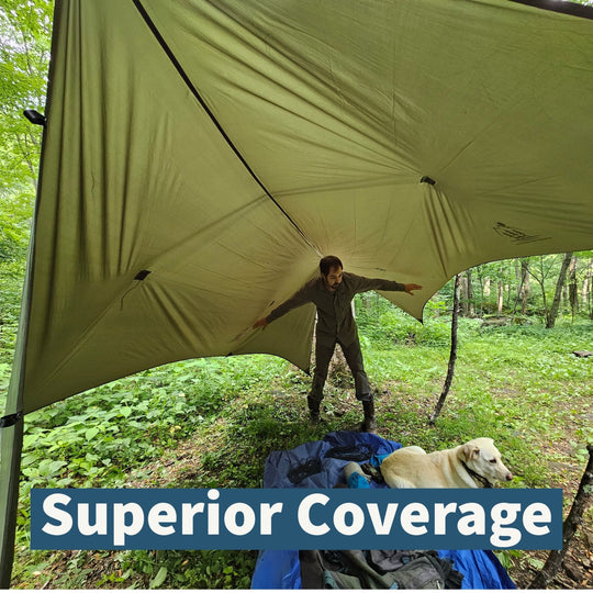 Hideaway Tarp – 12' Hammock Rain Tarp - Premium Hammock Parts & Accessories by Xtreme Canopies