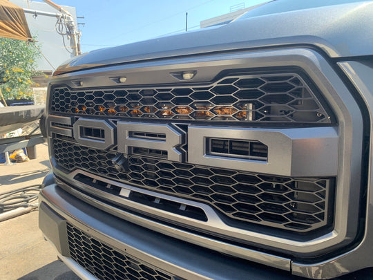 2nd Generation Ford Raptor 30” Behind The Grill Mounts - Premium Truck Accessory by Xtreme Canopies