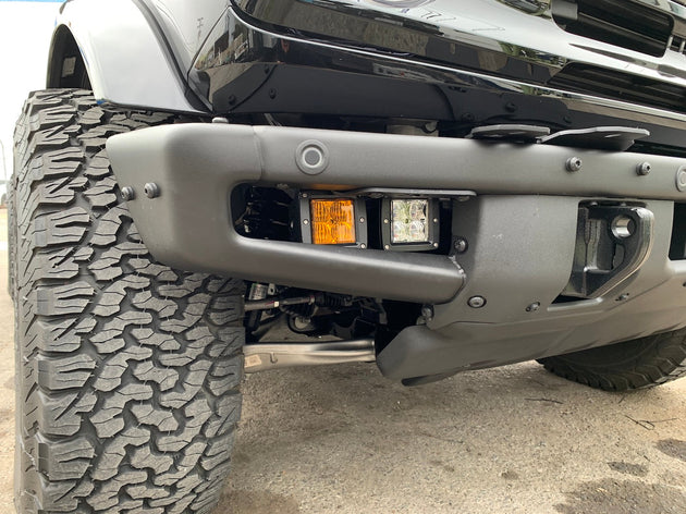 2021+ Ford Bronco Dual Pod Fog Light Mounting Bracket - Premium Truck Accessory by Xtreme Canopies