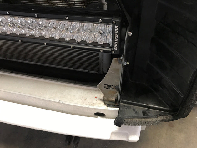 2009 + Toyota 4runner Behind The Grill 30" LED Bar Mounts - Premium Vehicle Mount by Xtreme Canopies