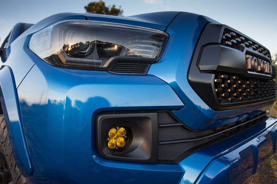 Baja Designs Squadron LED Lights and fog Mounts (2012 - 2023 Tacoma) - Premium Lighting by Xtreme Canopies