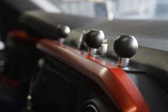 1" Ball mount with hardware for DMM and DSM (V2) - Premium Truck Accessory by Xtreme Canopies