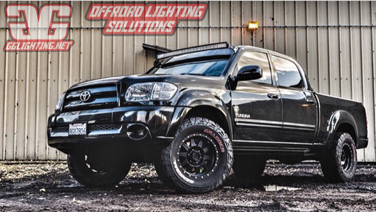 2000 - 2006 Toyota Tundra Double Cab 50" Curved LED Light Bar Roof Mounts - Premium Vehicle Mount by Xtreme Canopies