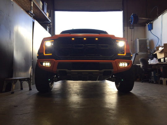 2017-2020 Ford Raptor Triple Pod Fog Light Mount - Premium Vehicle Mount by Xtreme Canopies