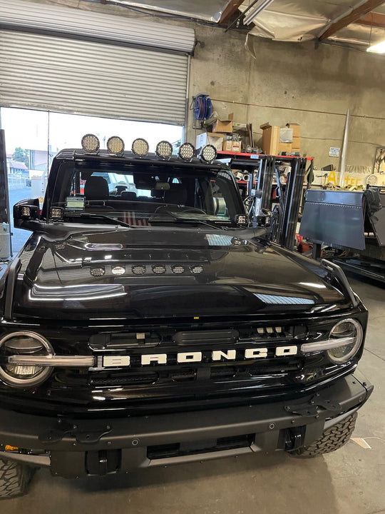 2021+ Ford Bronco Roof Rack Light Mount 40" - Premium Round by Xtreme Canopies