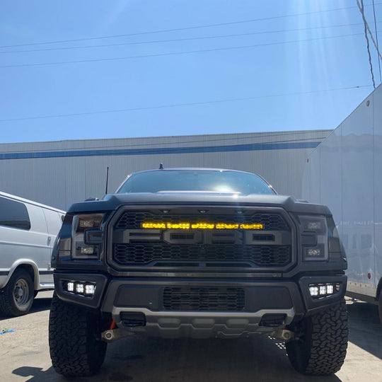 2nd Generation Ford Raptor 30” Behind The Grill Mounts - Premium Truck Accessory by Xtreme Canopies