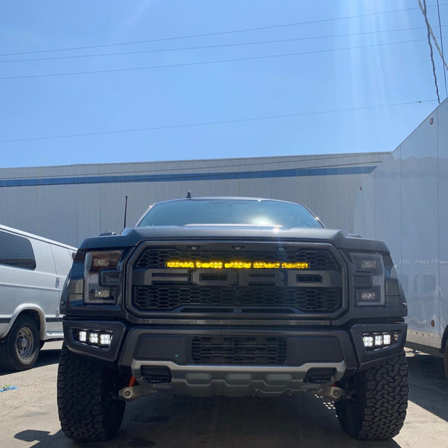 2nd Generation Ford Raptor 30” Behind The Grill Mounts - Premium Truck Accessory by Xtreme Canopies