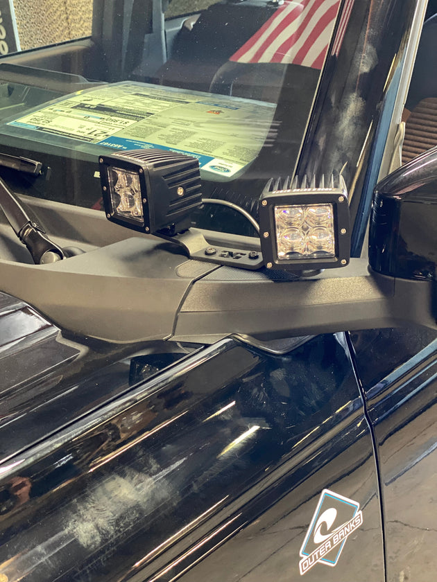 2021+ Ford Bronco Ditch / Pillar Pod Mounts - Premium Truck Accessory by Xtreme Canopies