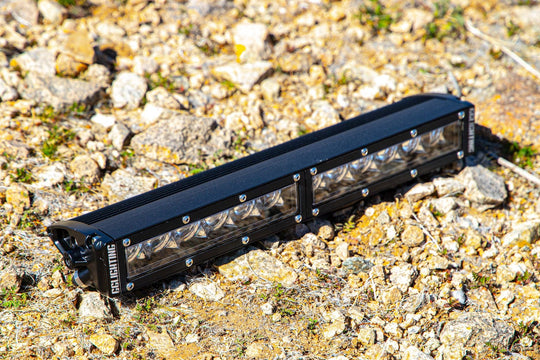 Amber 12" Race Series Single Row LED Light Bar - Premium Light Bar by Xtreme Canopies