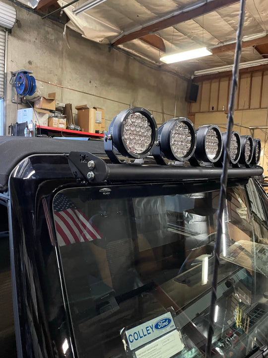 2021+ Ford Bronco Roof Rack Light Mount 40" - Premium Round by Xtreme Canopies