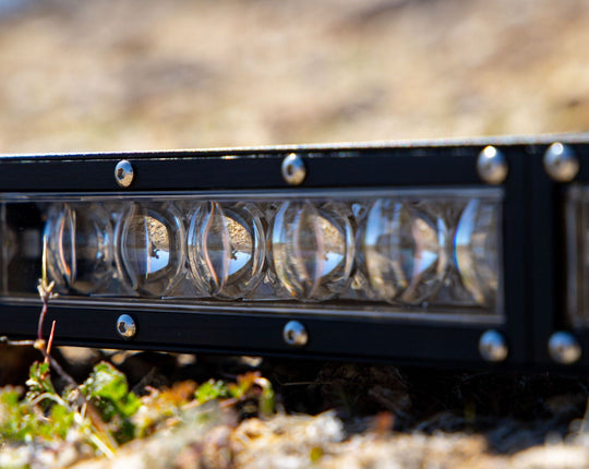 Amber 12" Race Series Single Row LED Light Bar - Premium Light Bar by Xtreme Canopies