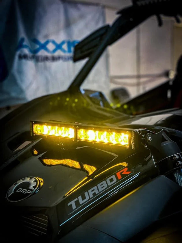 Amber 12" Race Series Single Row LED Light Bar - Premium Light Bar by Xtreme Canopies