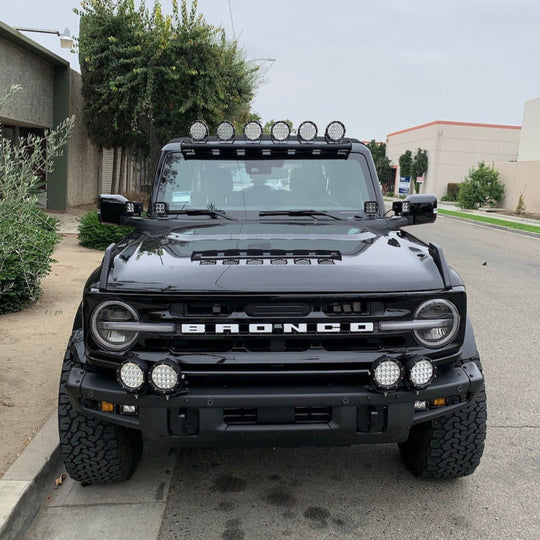 2021+ Ford Bronco Roof Rack Light Mount 40" - Premium Round by Xtreme Canopies