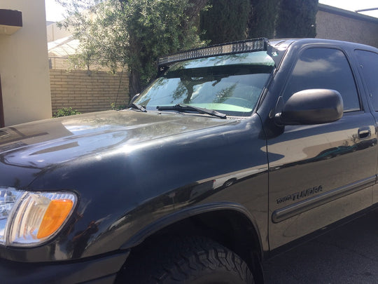 2000 - 2006 Toyota Tundra Access Cab 50" Curved LED Light Bar Roof Mounts - Premium Vehicle Mount by Xtreme Canopies