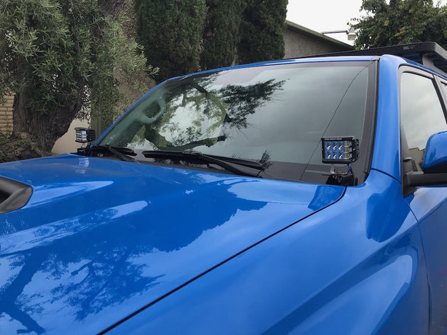 2009+ Toyota 4Runner Ditch Light Brackets - Premium Vehicle Mount by Xtreme Canopies