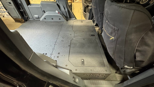 Ineos - Grenadier - 2024-Present - 1st Gen - Venture Series - Roof Conversion Interior Base Plate Package - Premium Seat Delete Plate System by Xtreme Canopies