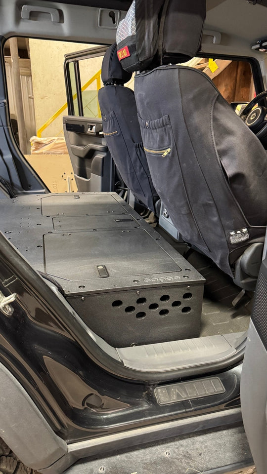 Ineos - Grenadier - 2024-Present - 1st Gen - Venture Series - Roof Conversion Interior Base Plate Package - Premium Seat Delete Plate System by Xtreme Canopies