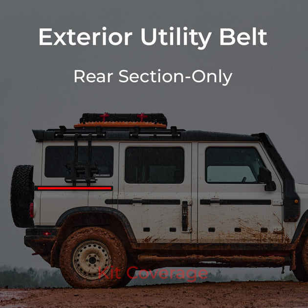 INEOS Grenadier: Exterior Utility Belt - Rear Section-Only - Premium Truck Accessory by Xtreme Canopies