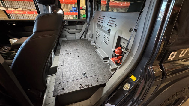 Ineos - Grenadier Quartermaster - 2025-Present - 1st Gen - Explore Series - Second Row Seat Delete Plate System 100% - Premium Seat Delete Plate System by Xtreme Canopies