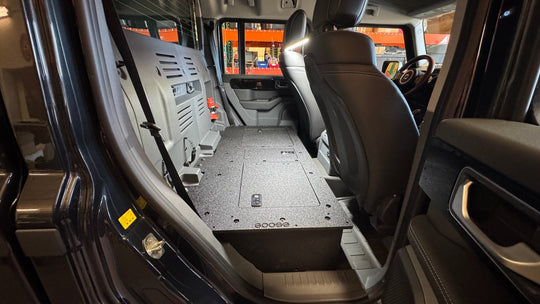 Ineos - Grenadier Quartermaster - 2025-Present - 1st Gen - Explore Series - Second Row Seat Delete Plate System 100% - Premium Seat Delete Plate System by Xtreme Canopies