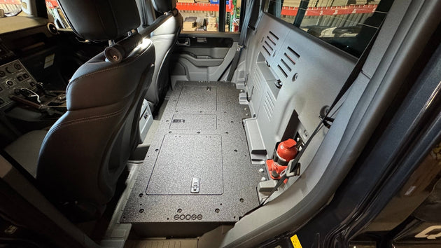 Ineos - Grenadier Quartermaster - 2025-Present - 1st Gen - Explore Series - Second Row Seat Delete Plate System 100% - Premium Seat Delete Plate System by Xtreme Canopies