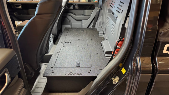 Ineos - Grenadier Quartermaster - 2025-Present - 1st Gen - Explore Series - Second Row Seat Delete Plate System 100% - Premium Seat Delete Plate System by Xtreme Canopies