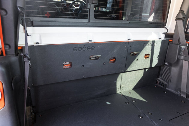 Jeep Gladiator 2019-Present JT 4 Door - Back Wall - Premium Plate Systems by Xtreme Canopies