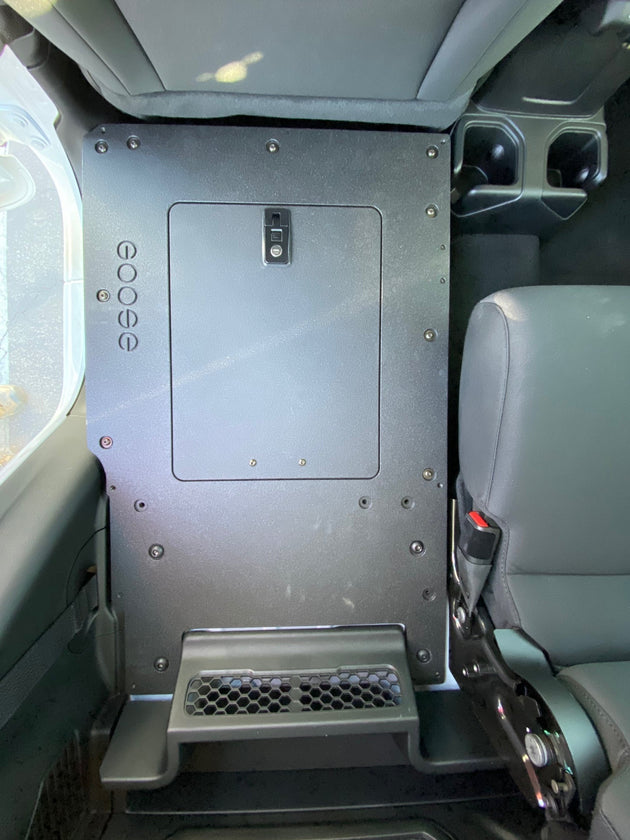 Jeep Gladiator 2019-Present JT 4 Door - Second Row Seat Delete Plate System - Premium Seat Delete Plate System by Xtreme Canopies